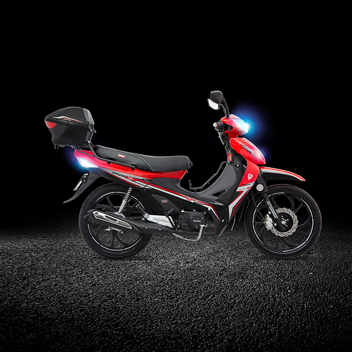 Motocicleta Veloci Argent X3 125 CC Rojo 2025