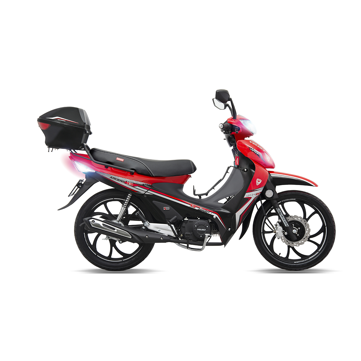 Motocicleta Veloci Argent X3 125 CC Rojo 2025