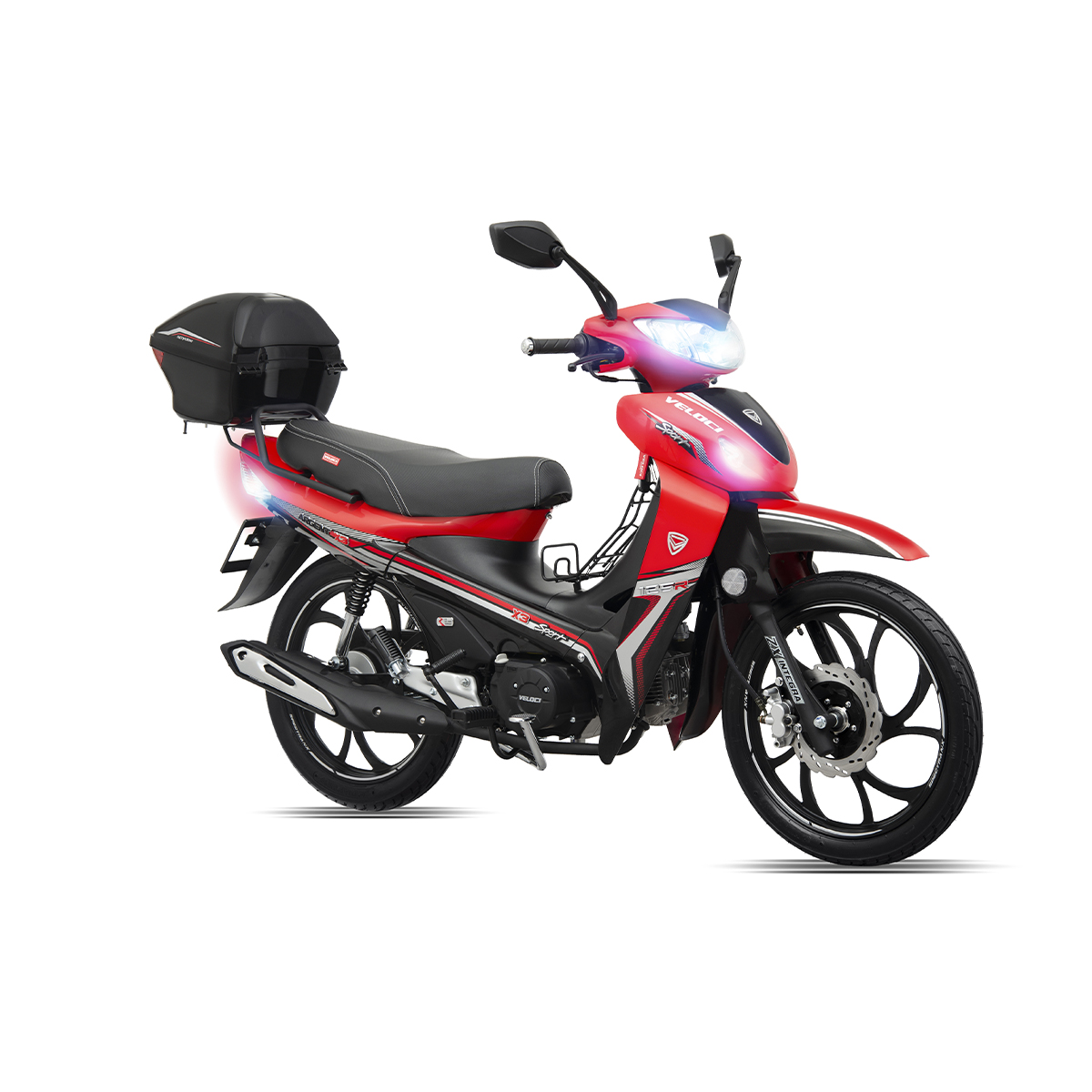 Motocicleta Veloci Argent X3 125 CC Rojo 2025
