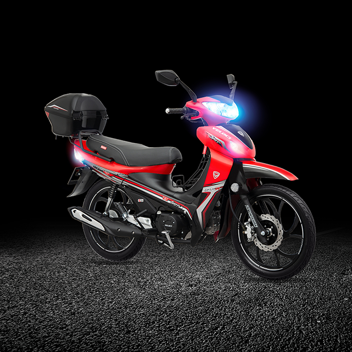 Motocicleta Veloci Argent X3 125 CC Rojo 2025