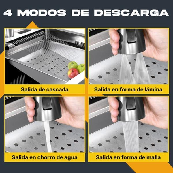 Tarja Fregadero Cocina Accesorios Premium 68x44.5x24.5cm Plata Gutstark Home