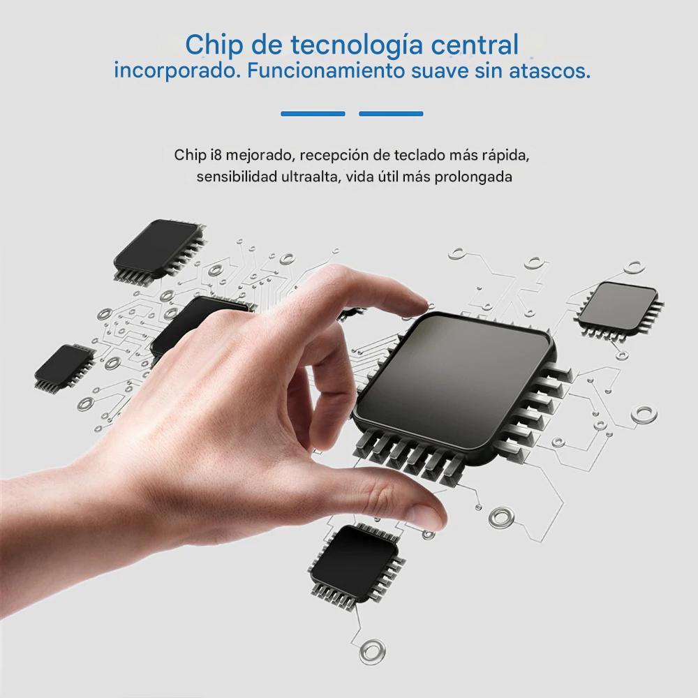 Mini Teclado Pc Inalambrico Bluetooth Touchpad Iluminado gamer consola tv box smart tv pantalla led.