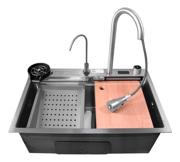 Tarja Fregadero Cocina Accesorios Premium 68x44.5x24.5cm Plata Gutstark Home