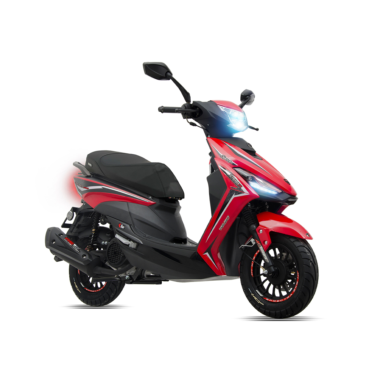 Motocicleta Veloci Hasback 200 CC Rojo 2025