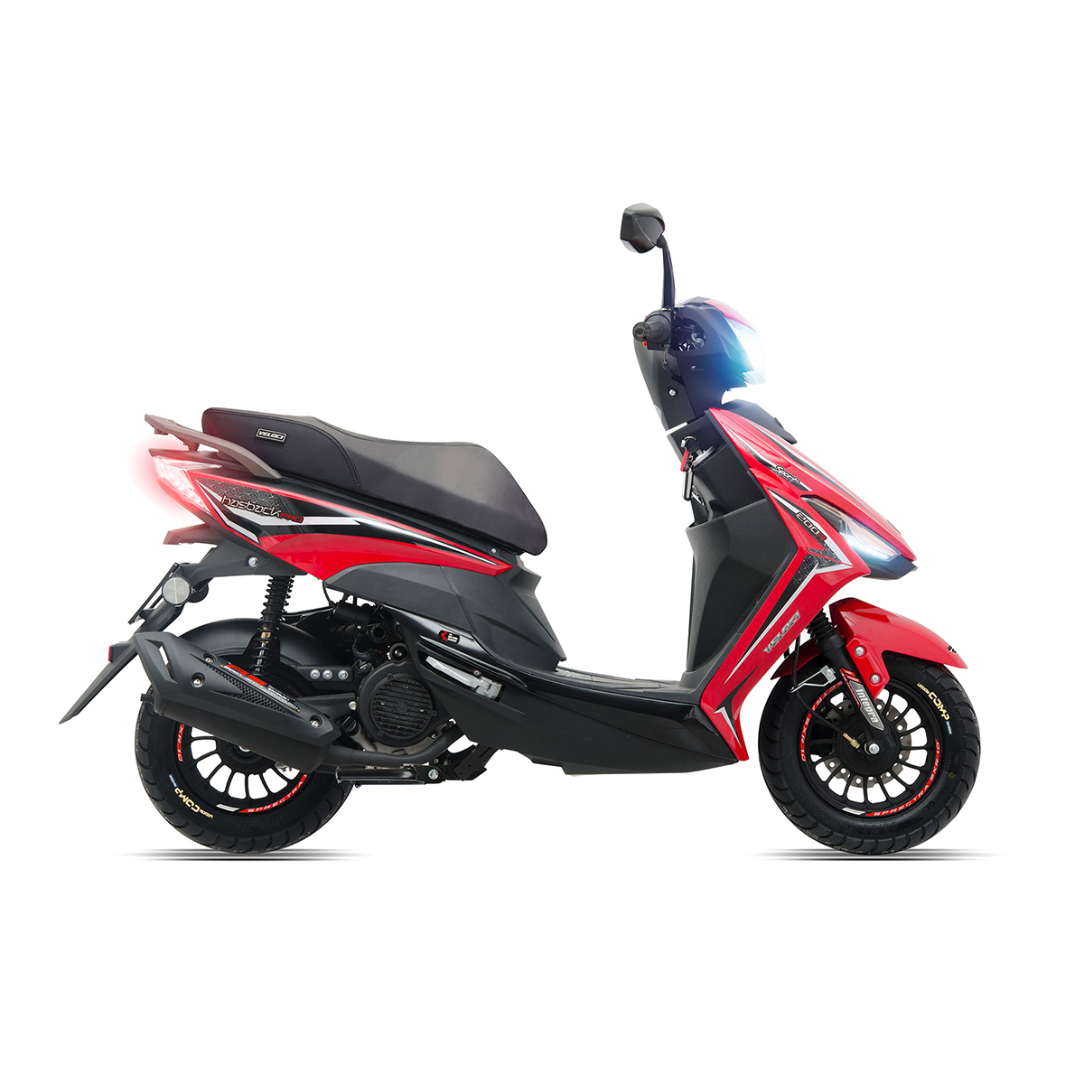 Motocicleta Veloci Hasback 200 CC Rojo 2025