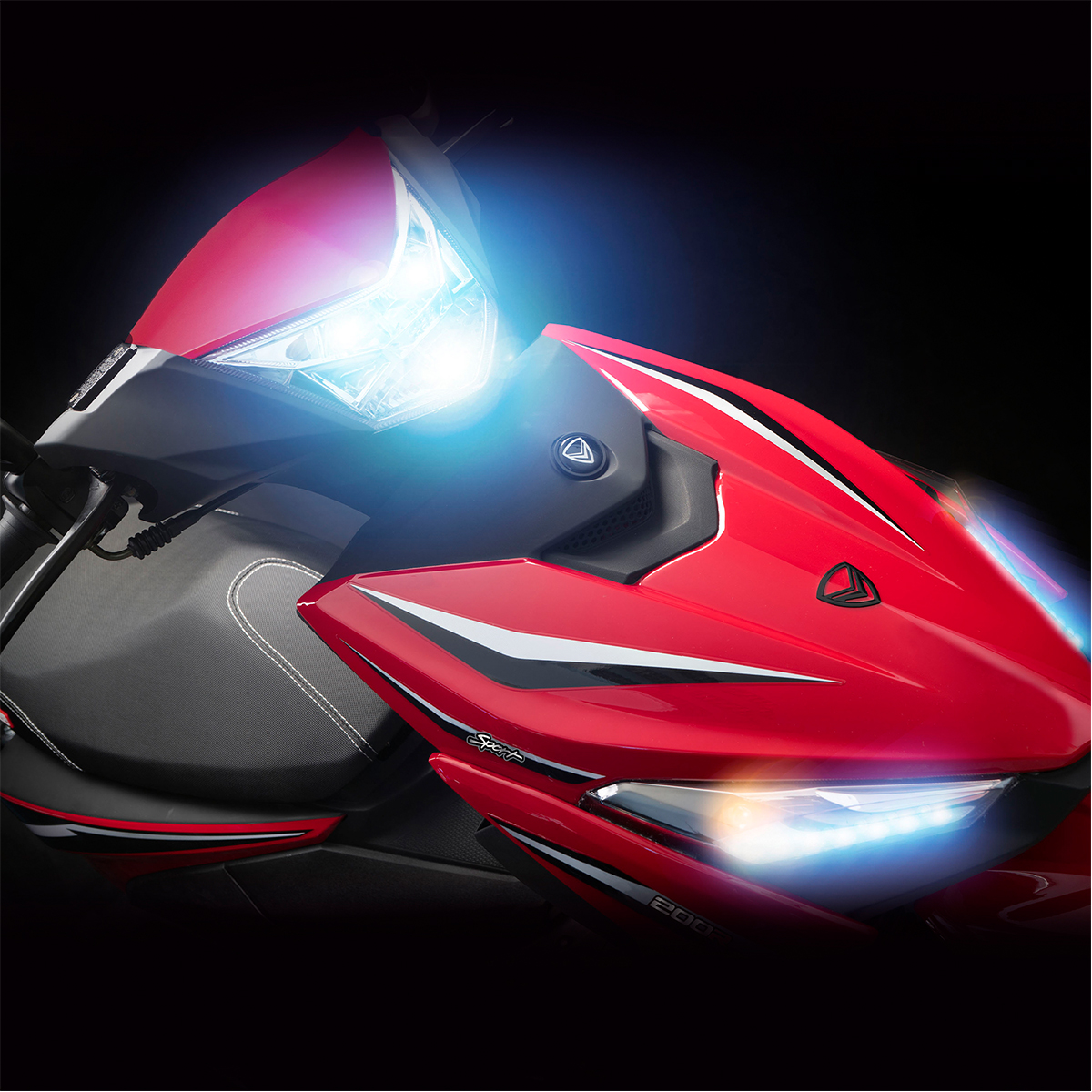 Motocicleta Veloci Hasback 200 CC Rojo 2025