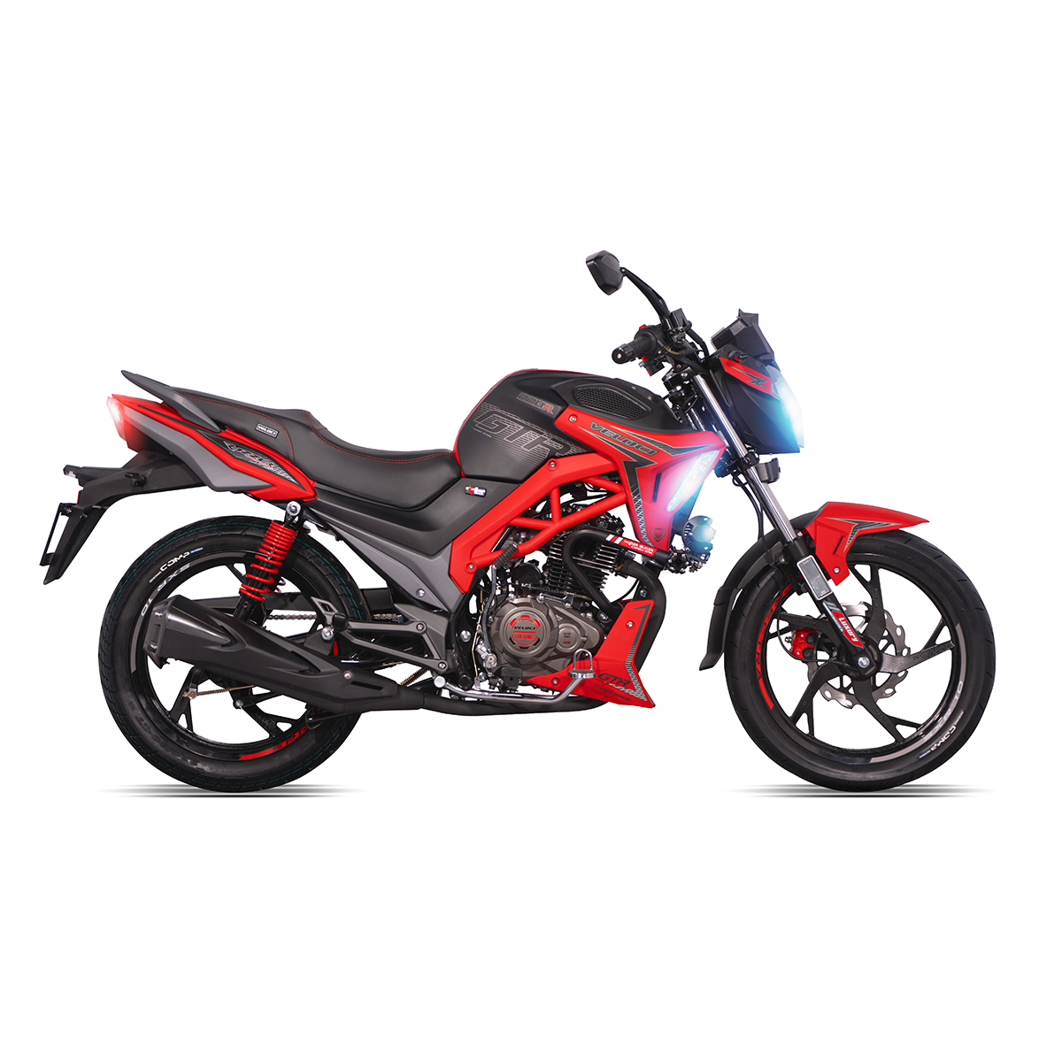 Motocicleta Veloci Razzer GT3 220 CC Rojo Mate 2025