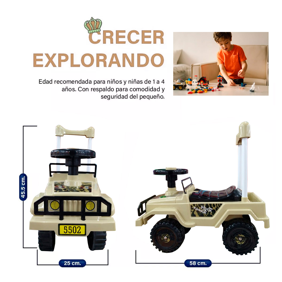 Montable Carrito MyToy 5502 Jeep Rokitas Cafe.
