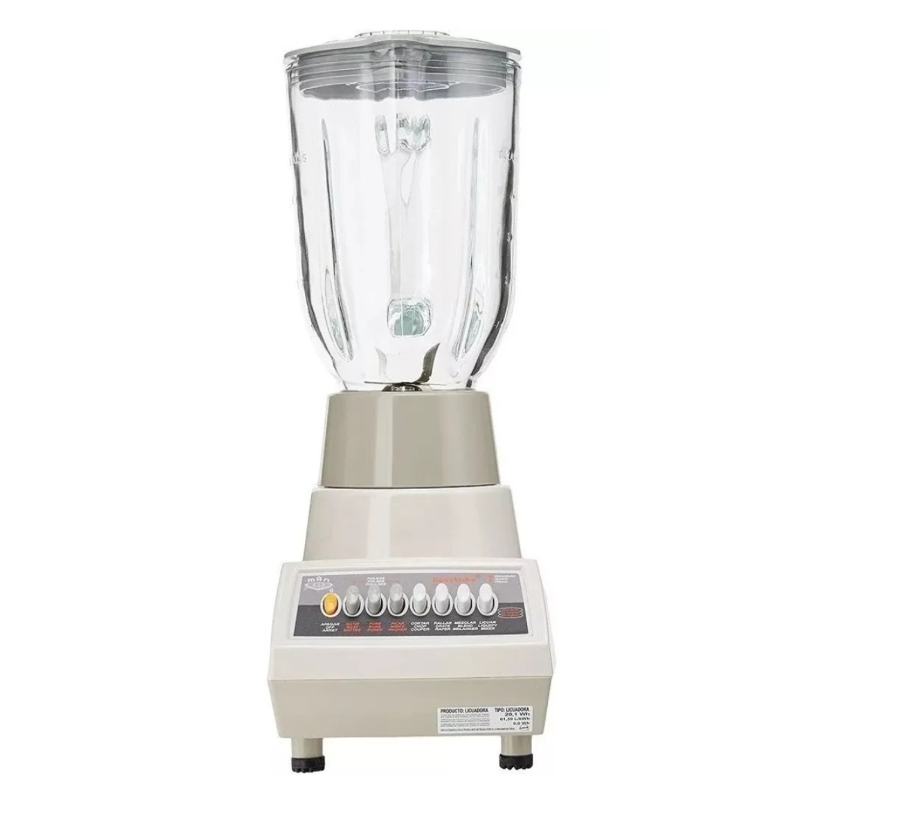 Licuadora Man 507 LIC Vaso Vidrio 550 Watts ORTY3