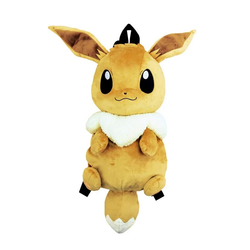 Mochila Escolar Kawaii Anime Poke Eevee Peluche