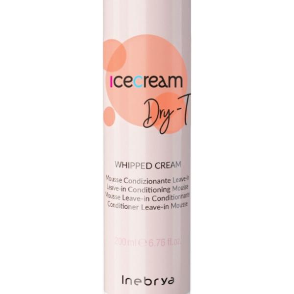 Inebrya Dry-T Mousse 200ml Acondicionador Sin Enjuague para Cabello Seco