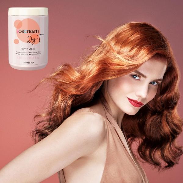 Inebrya Ice Cream Dry-T Mask 1000ml Mascarilla Capilar Hidratante Profesional