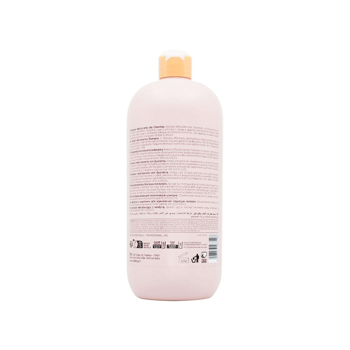 Inebrya Keratin Restructuring Shampoo 1000ml Profesional con Keratina