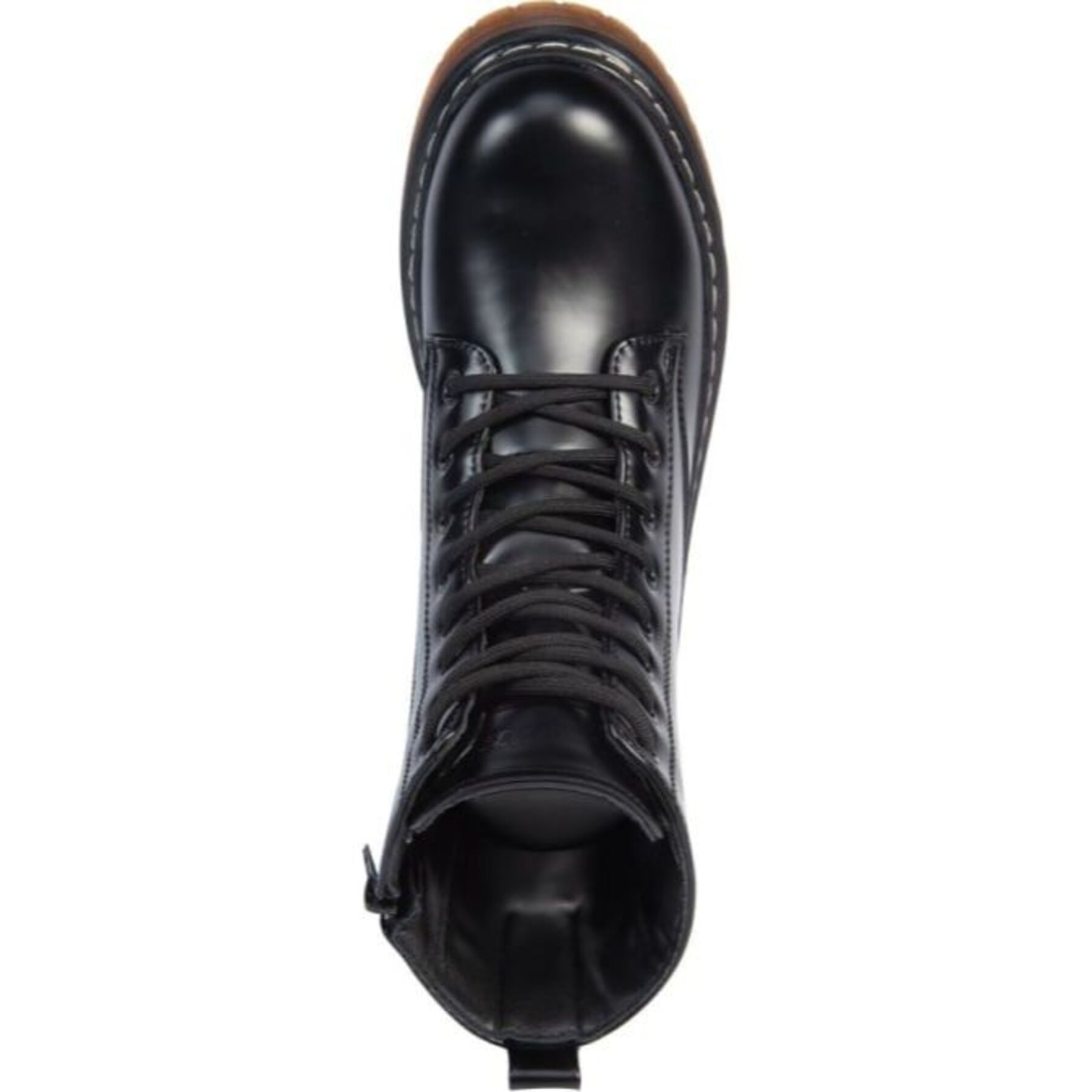 Botas para mujer, de tipo militar, con plataforma y cordones, acabado camaleón, marca Goodyear, color negro, mod. 1171861