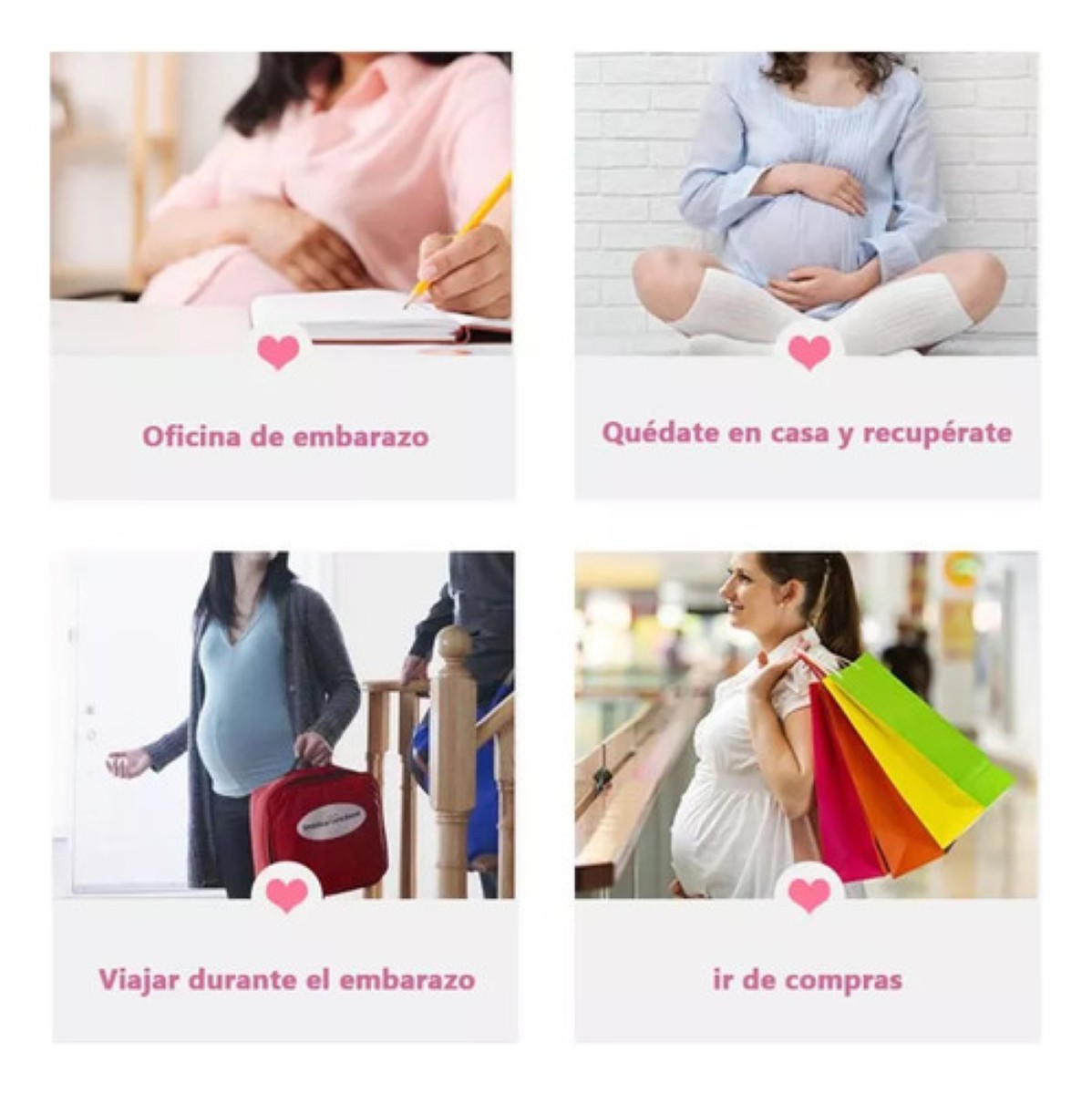 Monitor Para Bebe Monitor Para Escuchar Latidos Bebe blanco rosa