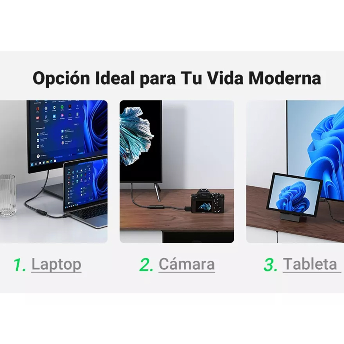 Adaptador Mini Hdmi-hdmi 18gbps 4k@60hz Hdr Tecnología 3d