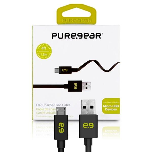 Kit PureGear Cubo Cargador USB 2.0A Plug In y Cable Micro USB para iPhone
