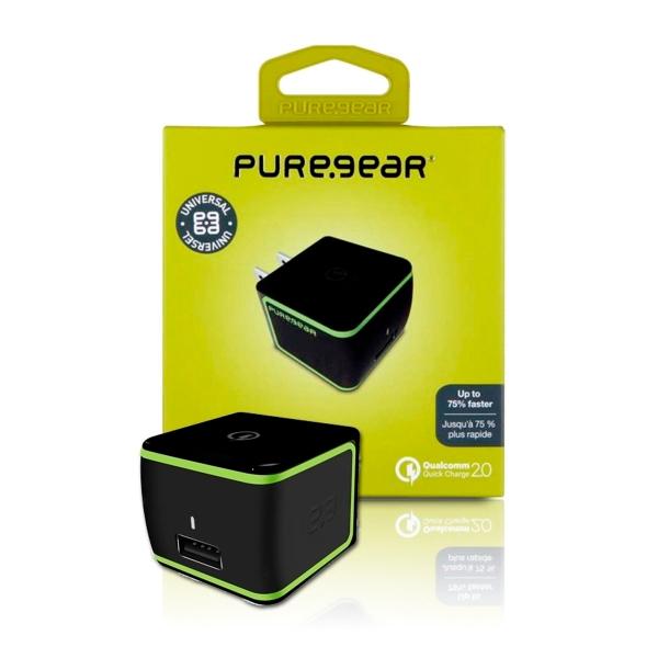 Kit PureGear Cubo Cargador USB 2.0A Plug In y Cable Micro USB para iPhone