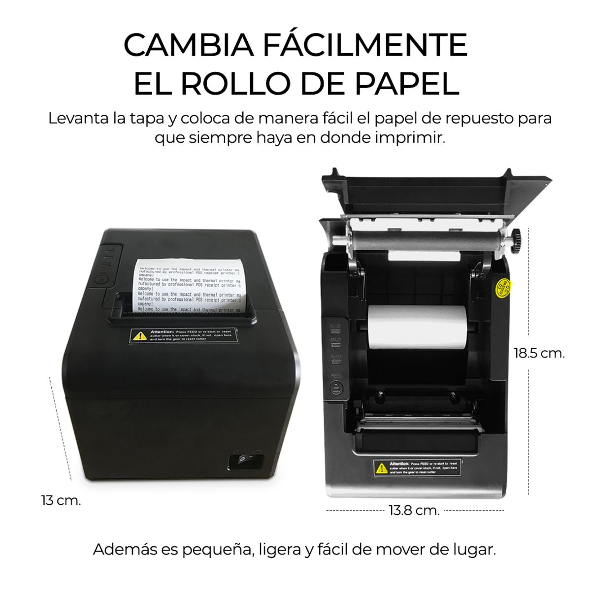 Impresora De Tickets Térmica Corte Automático 80mm Usb