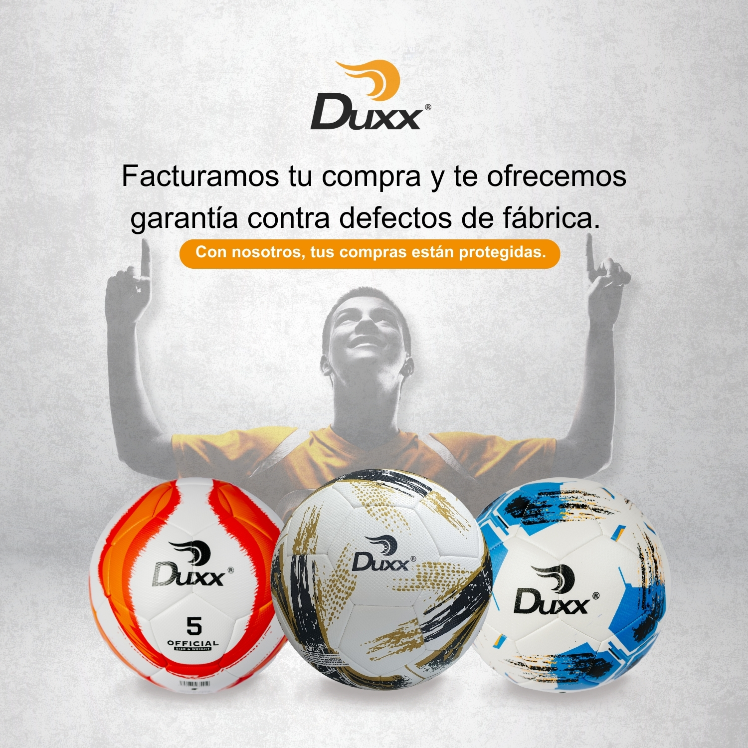 Balón Fútbol Soccer Duxx Híbrido #5 (Especial para cancha pasto natural)