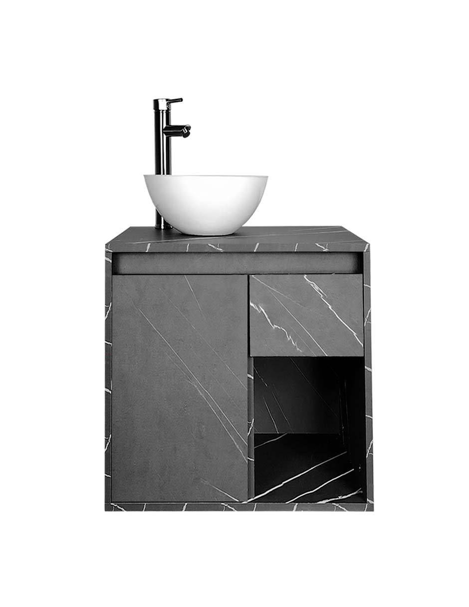 Gabinete De Baño Con Lavabo CLAIRE Con Ovalin Minimalista