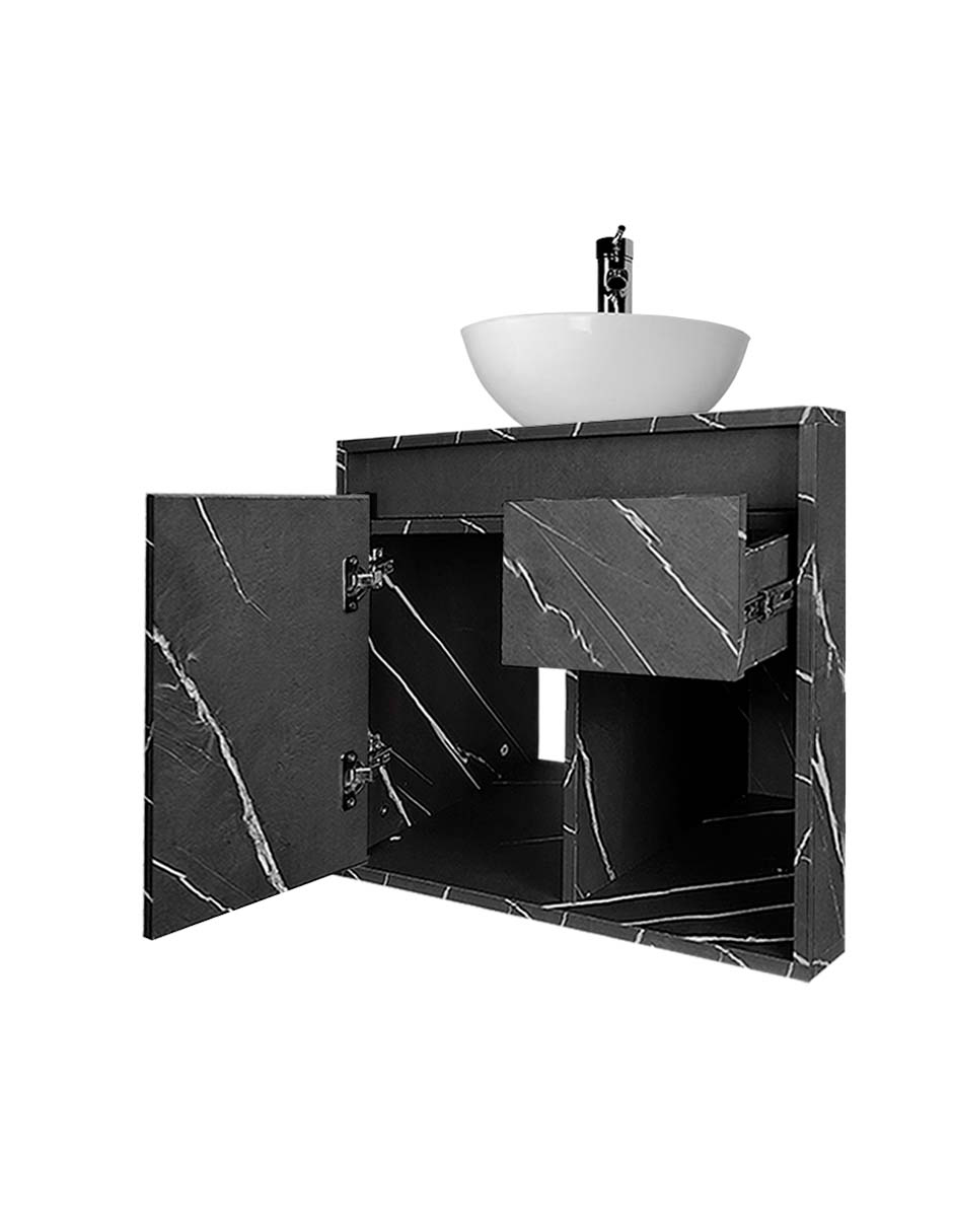 Gabinete De Baño Con Lavabo CLAIRE Con Ovalin Minimalista