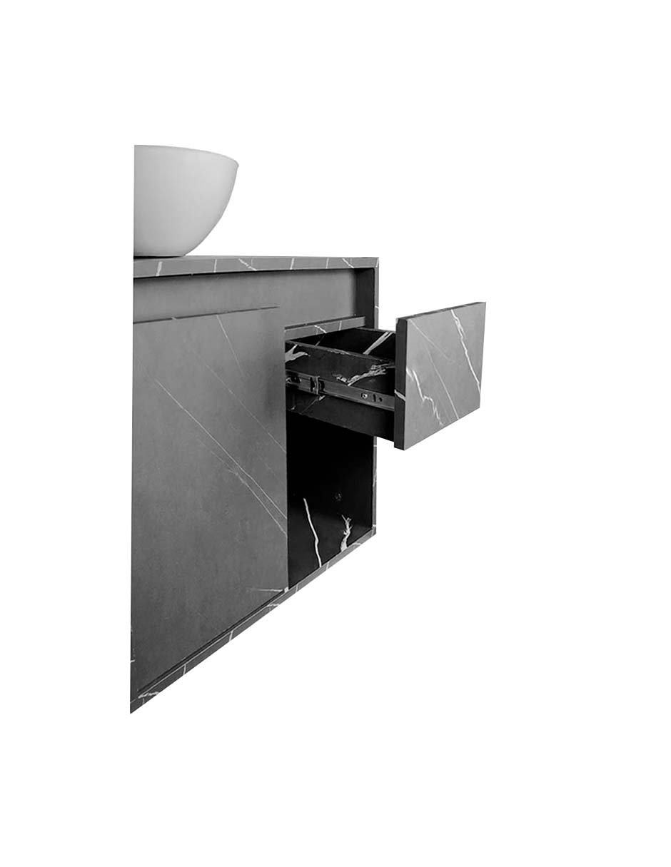 Gabinete De Baño Con Lavabo CLAIRE Con Ovalin Minimalista