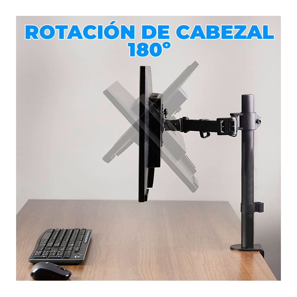 Soporte Articulado Para Monitor De 19 A 32 Pulgadas Elegate Negro