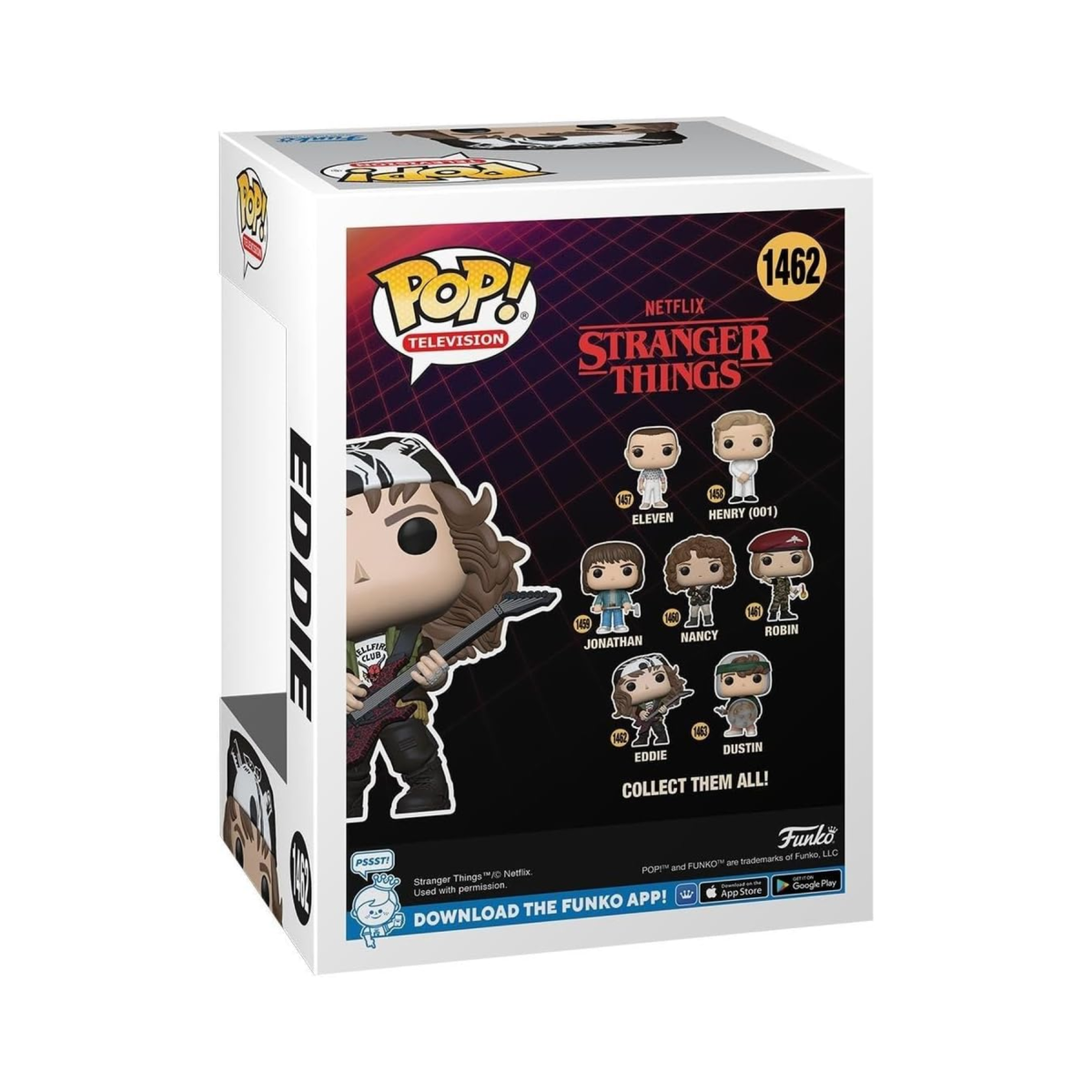 Funko Pop TV: Stranger Things - Hunter Eddie Con Guitarra 