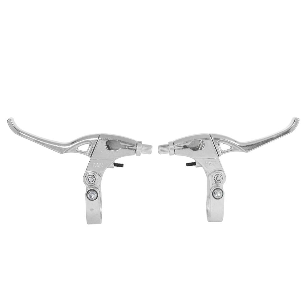 Juego de freno BMX Hing end trapezoidales aluminio plata