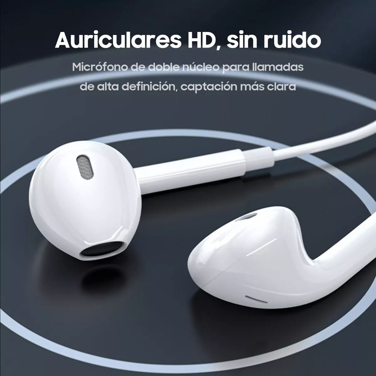 Audífonos Manos Libres USB Tipo C con Control de Volumen 