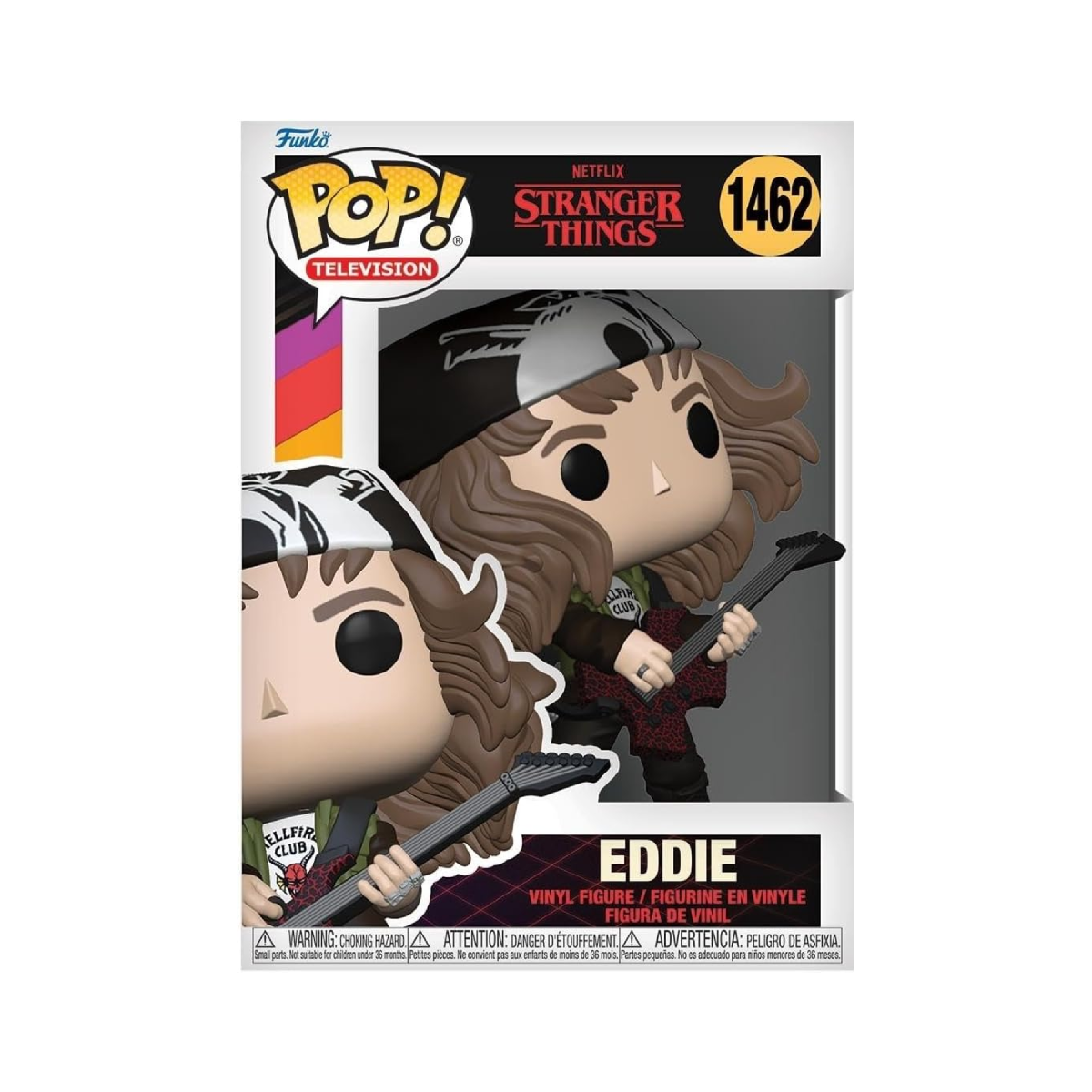 Funko Pop TV: Stranger Things - Hunter Eddie Con Guitarra 