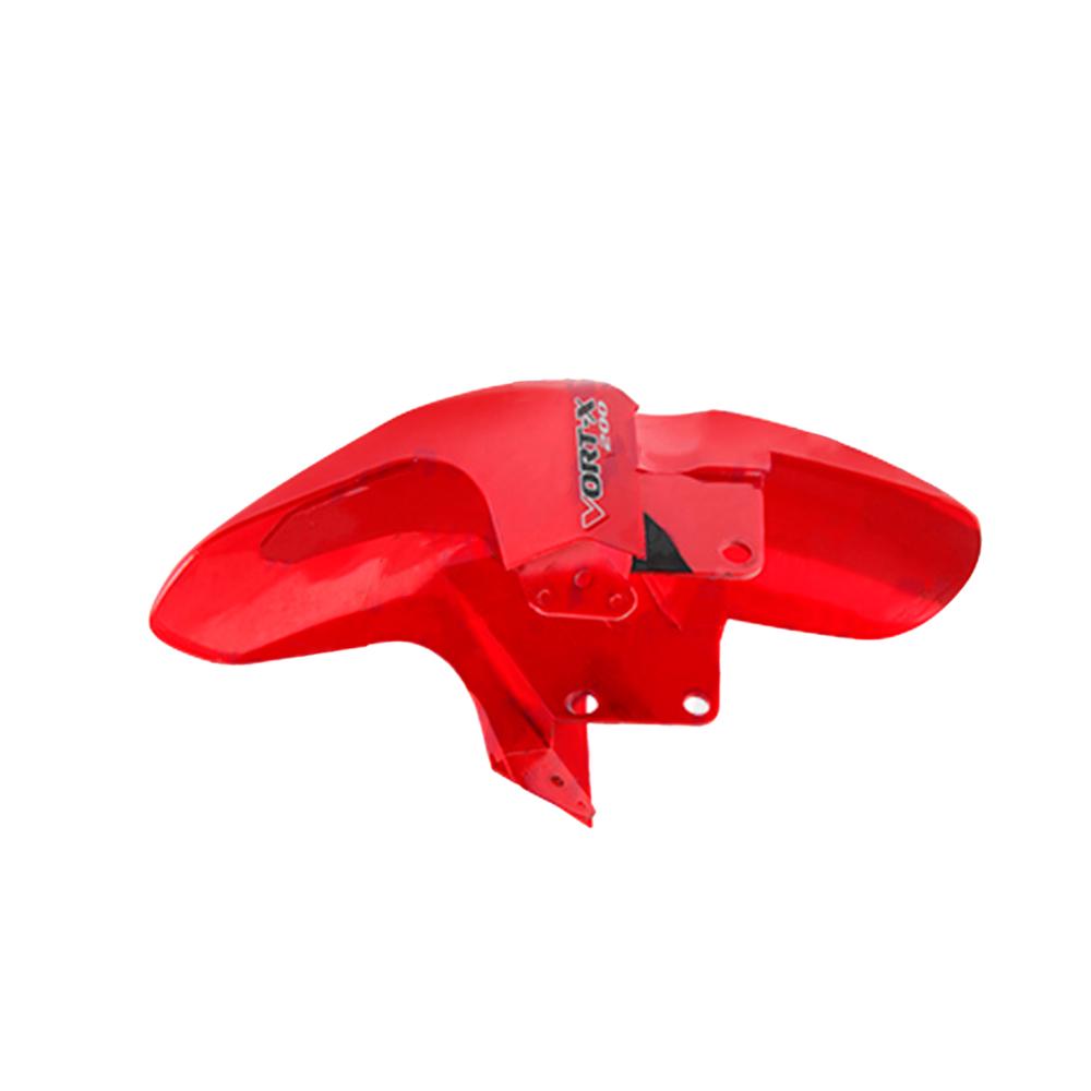 Salpicadera delantera para moto rojo negro VORTX 200 Italika