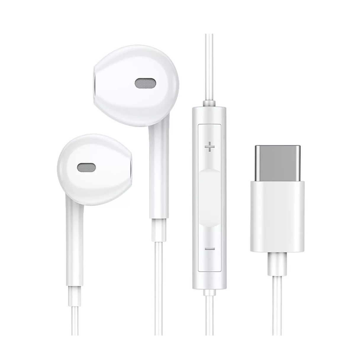 Audífonos Manos Libres USB Tipo C con Control de Volumen 