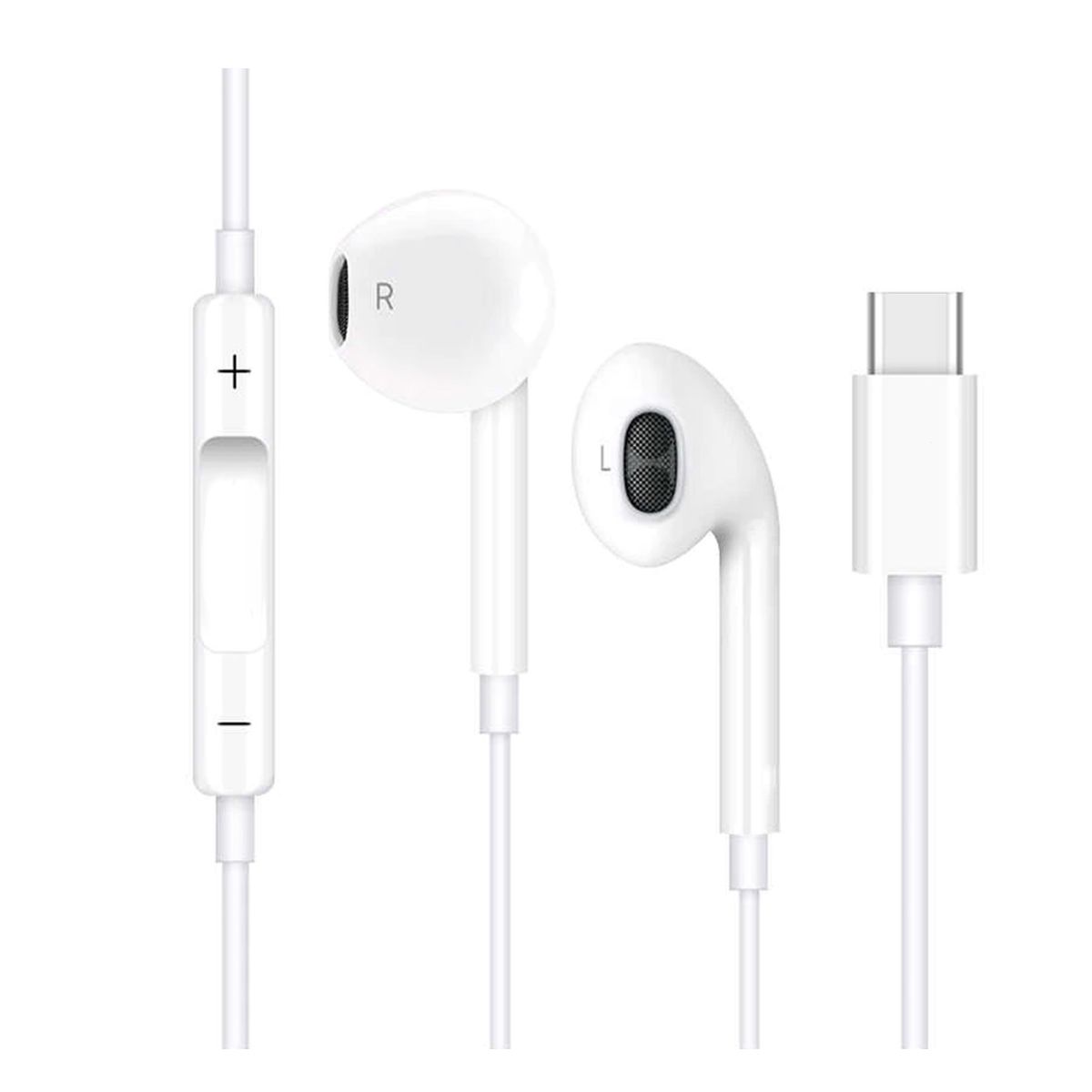 Audífonos Manos Libres USB Tipo C con Control de Volumen 