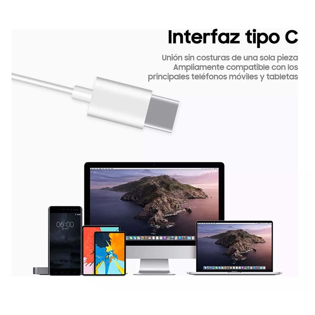 Audífonos Manos Libres USB Tipo C con Control de Volumen 