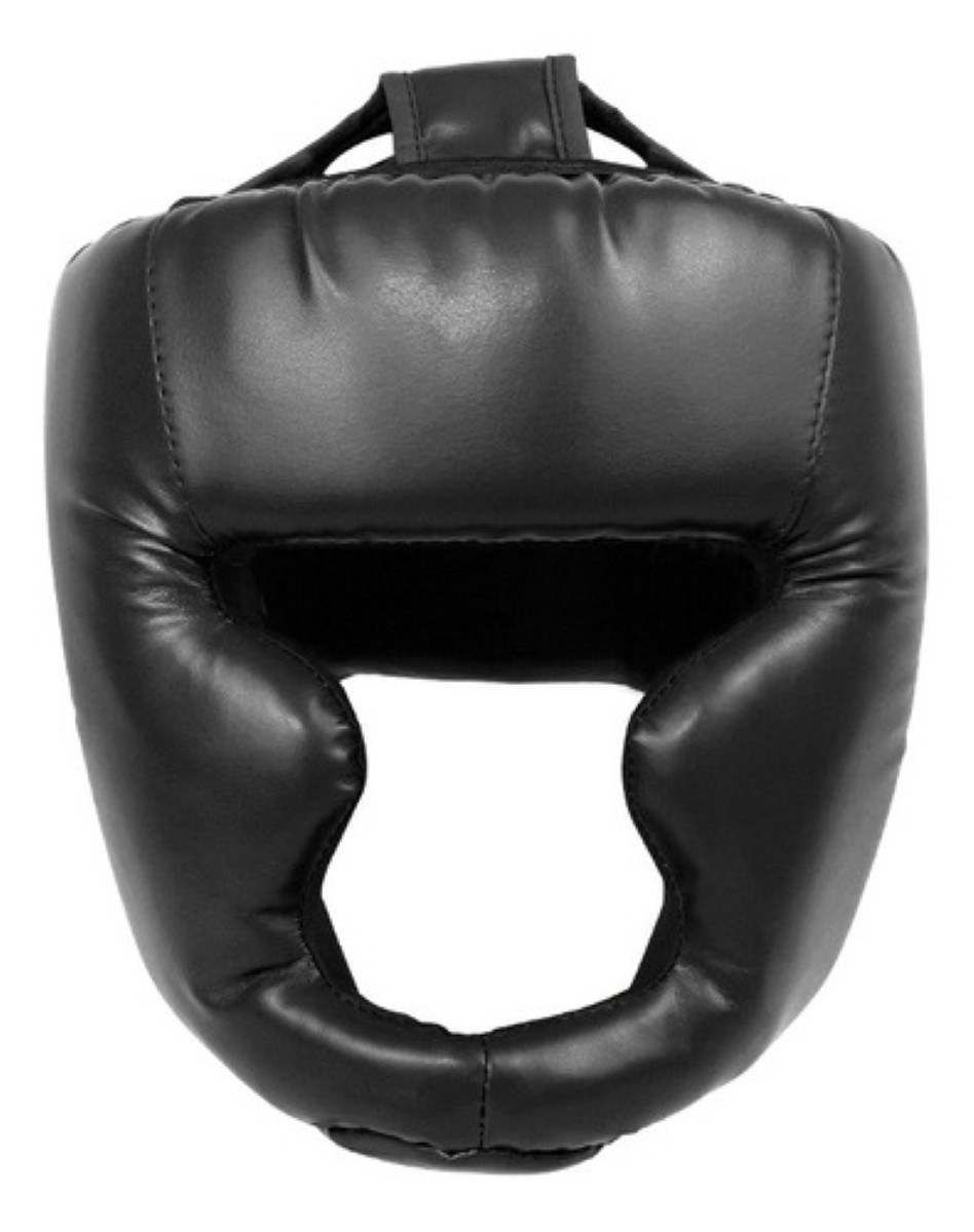 Careta Casco Para Boxeo Taekwondo De Barra Protector Cabeza NEGRO