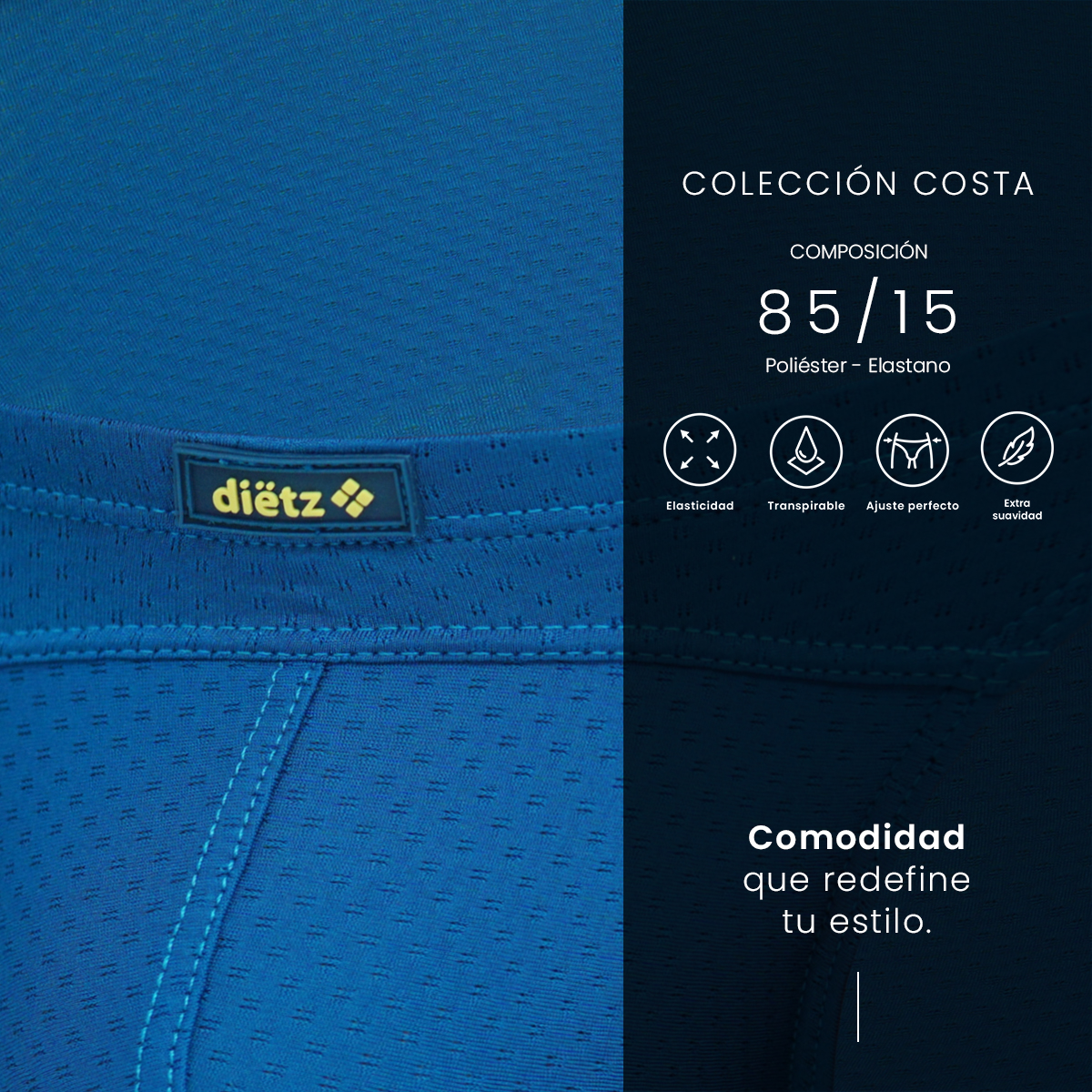 Set De 3 Tangas Para Hombre Ropa Interior Costa Dietz Casual