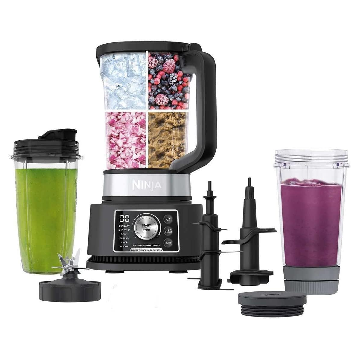 Licuadora Ninja Foodi con procesador 1200W (CO351B) - Reacondicionado