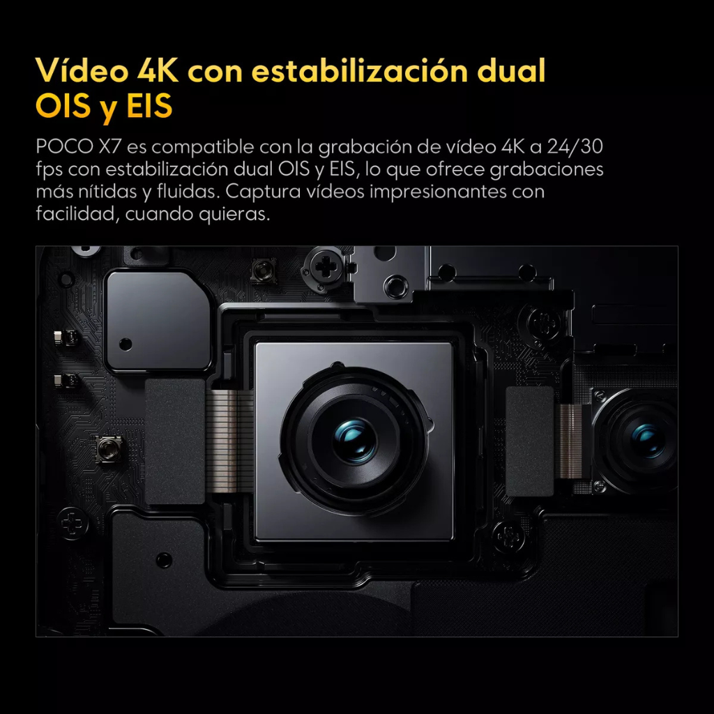 Xiaomi POCO X7 512GB/12GB RAM, 5G, Resistente al agua. Negro