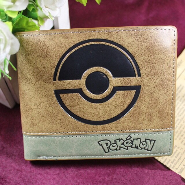 Cartera Anime Monedero Poke Pokeball Kawaii Tarjetero Regalo