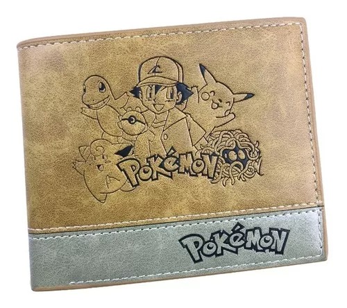 Cartera Anime Monedero Poke Ash Pika Kawaii Tarjetero Regalo