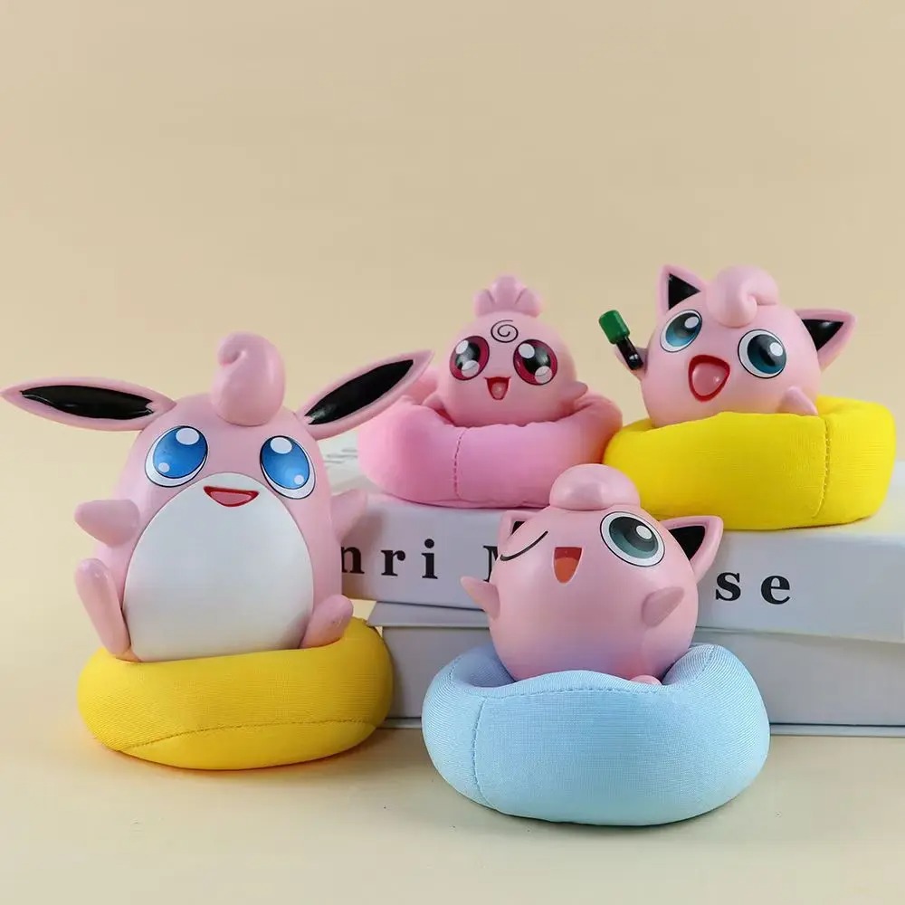 4 Figuras Colección Anime Poke Jigglypuff Evoluciones Regalo