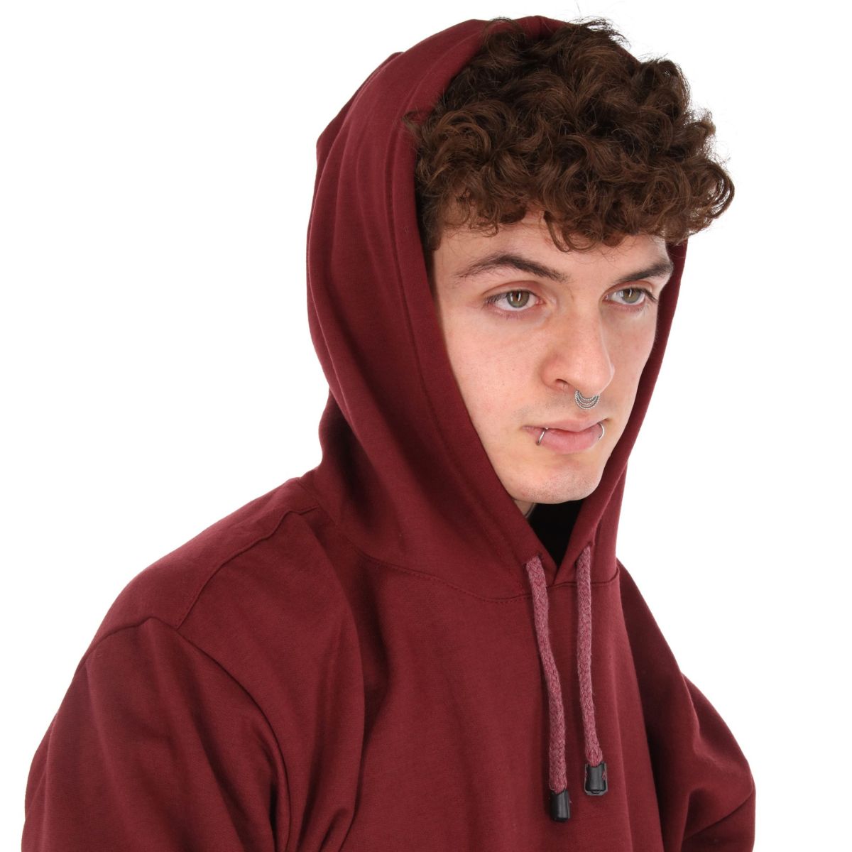 Sudadera Con Capucha Color Vino Para Hombre CHB Chili Beans Clothing Co.