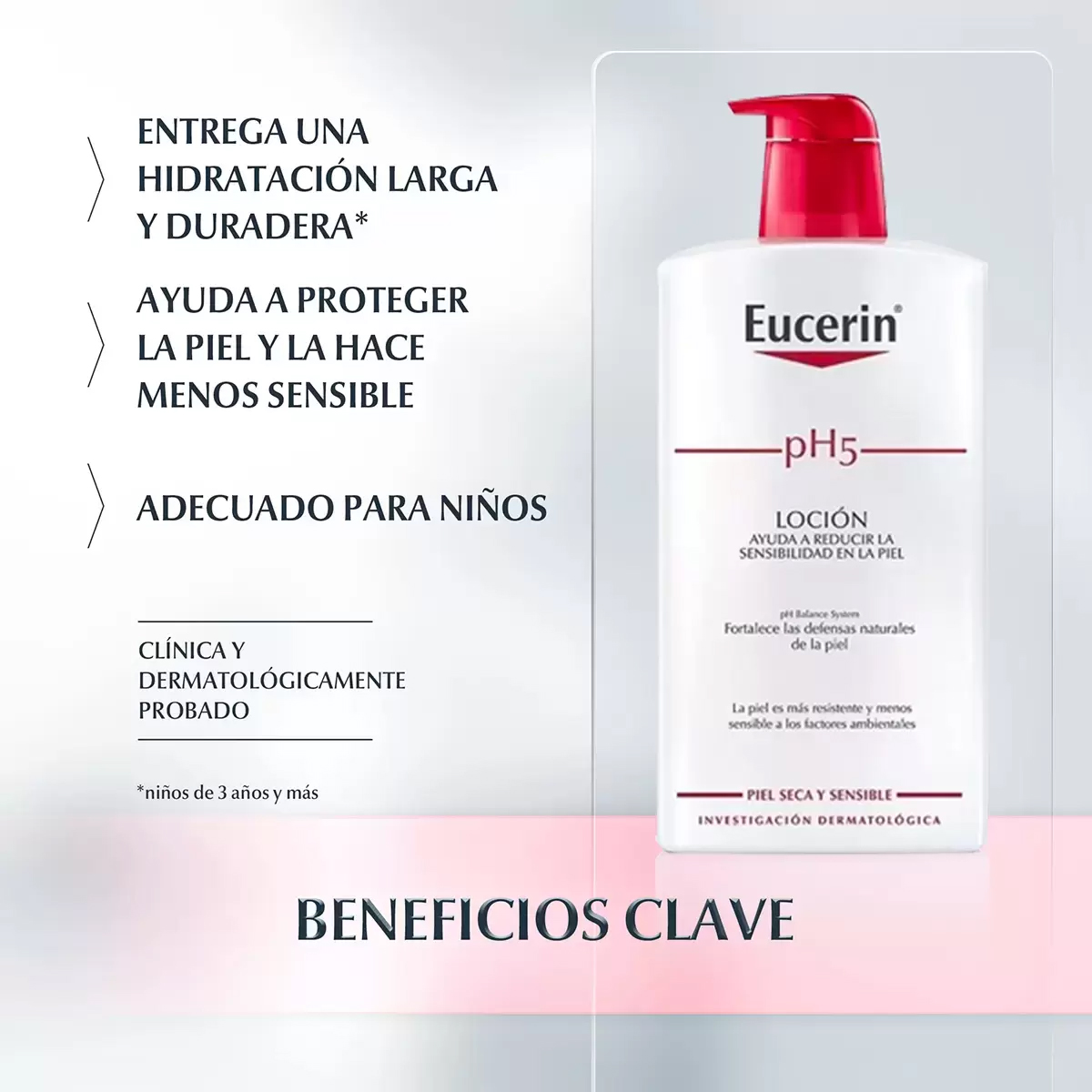 Crema Líquida Corporal Eucerin pH5 1 Litro