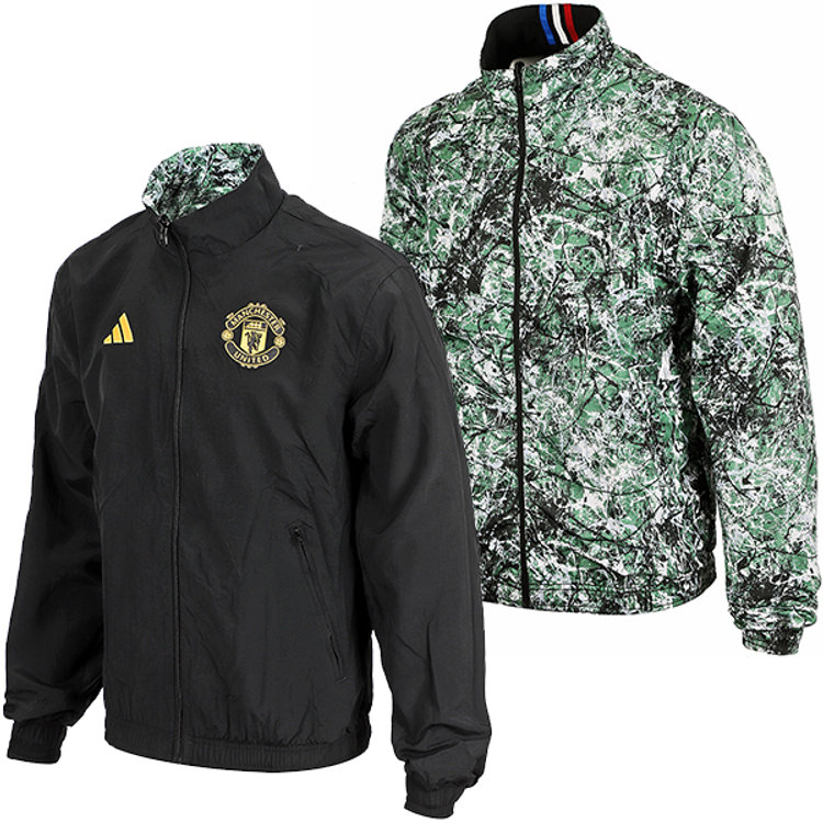 Chamarra Original Adidas Manchester United doble vista X Stone Roses IP9186