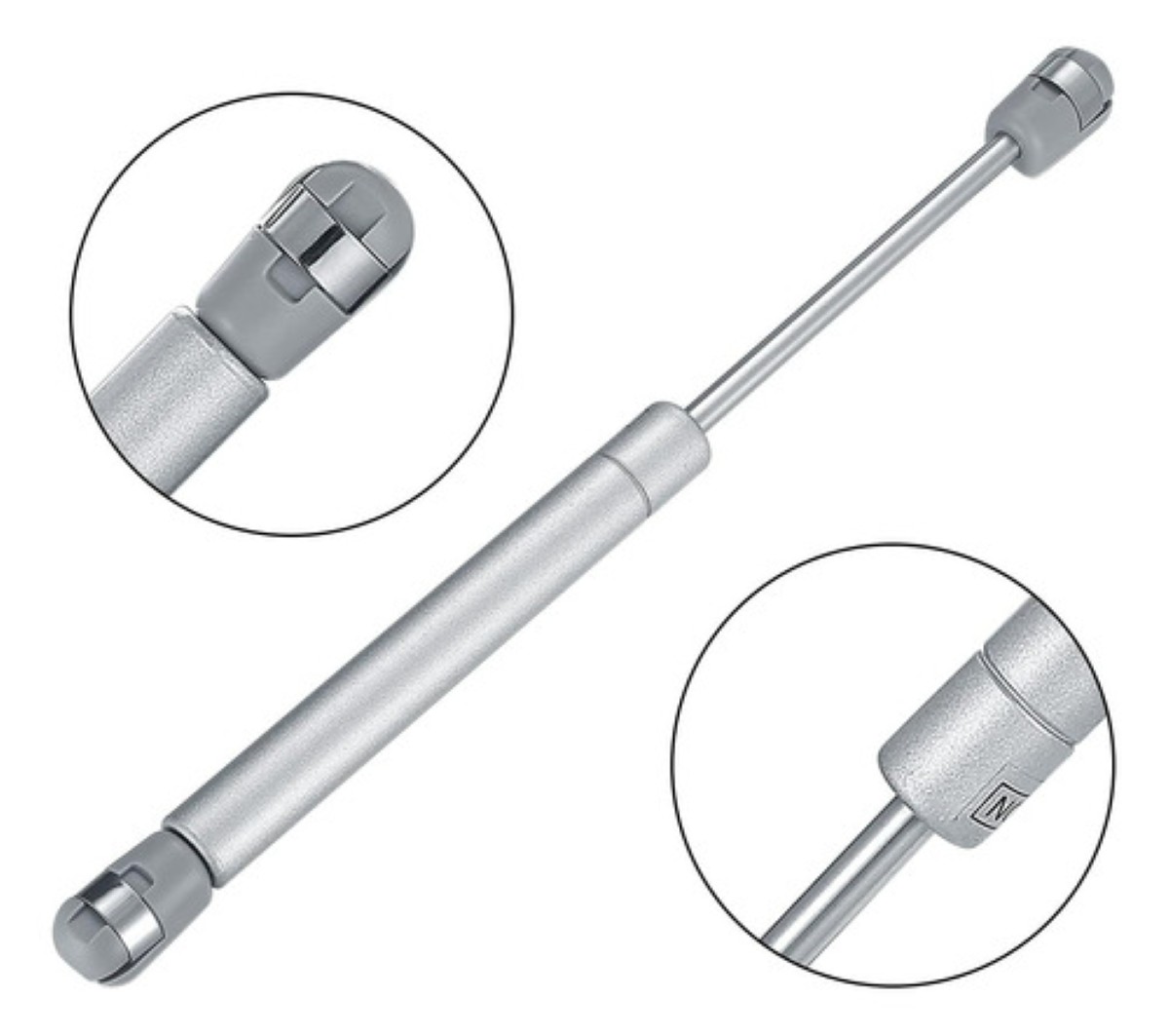 4 Pistones Amortiguador Gas Tope Puerta Para Alacena Cocinas PLATA 100N