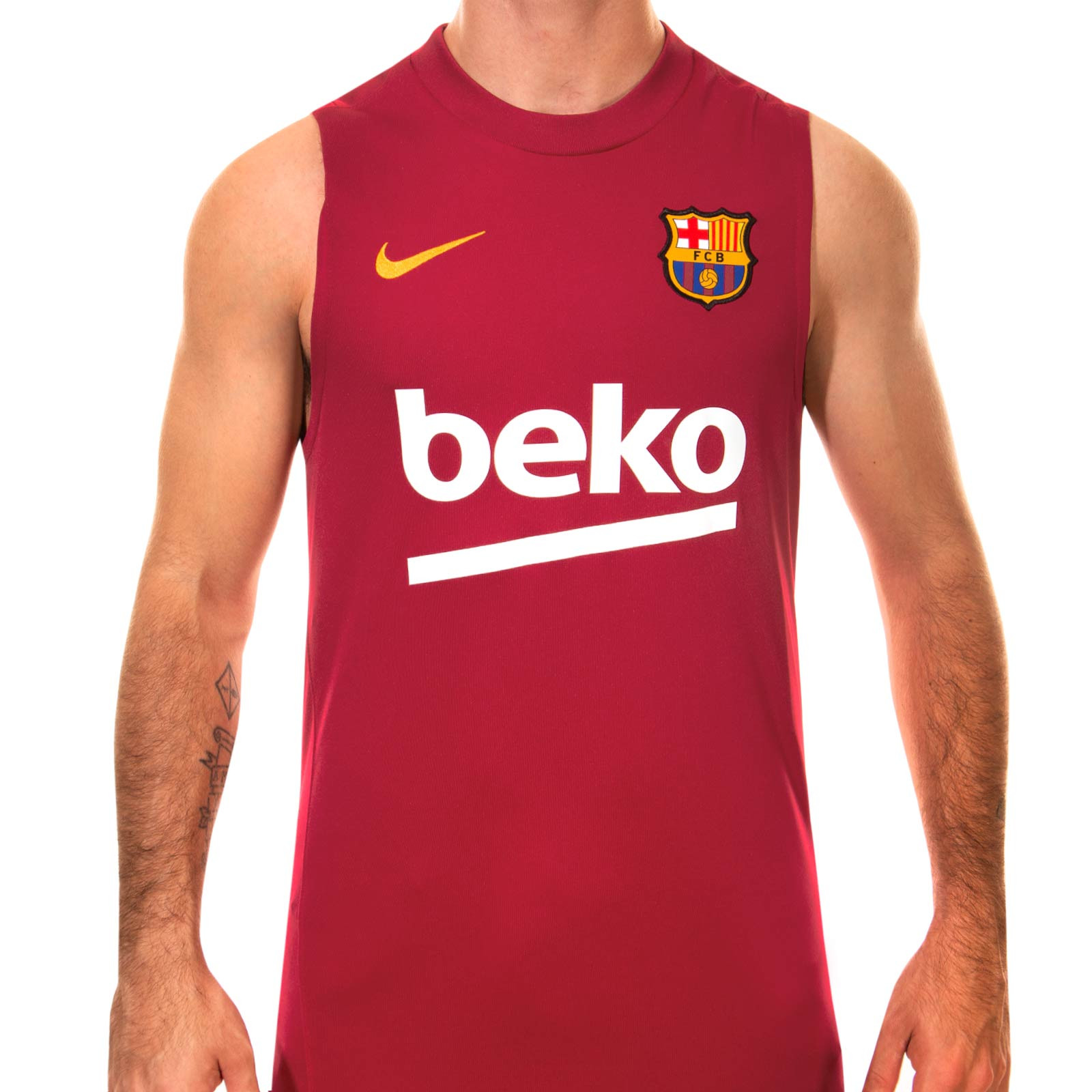 Jersey Original nike del FC Barcelona musculosa entrenamiento CD4901