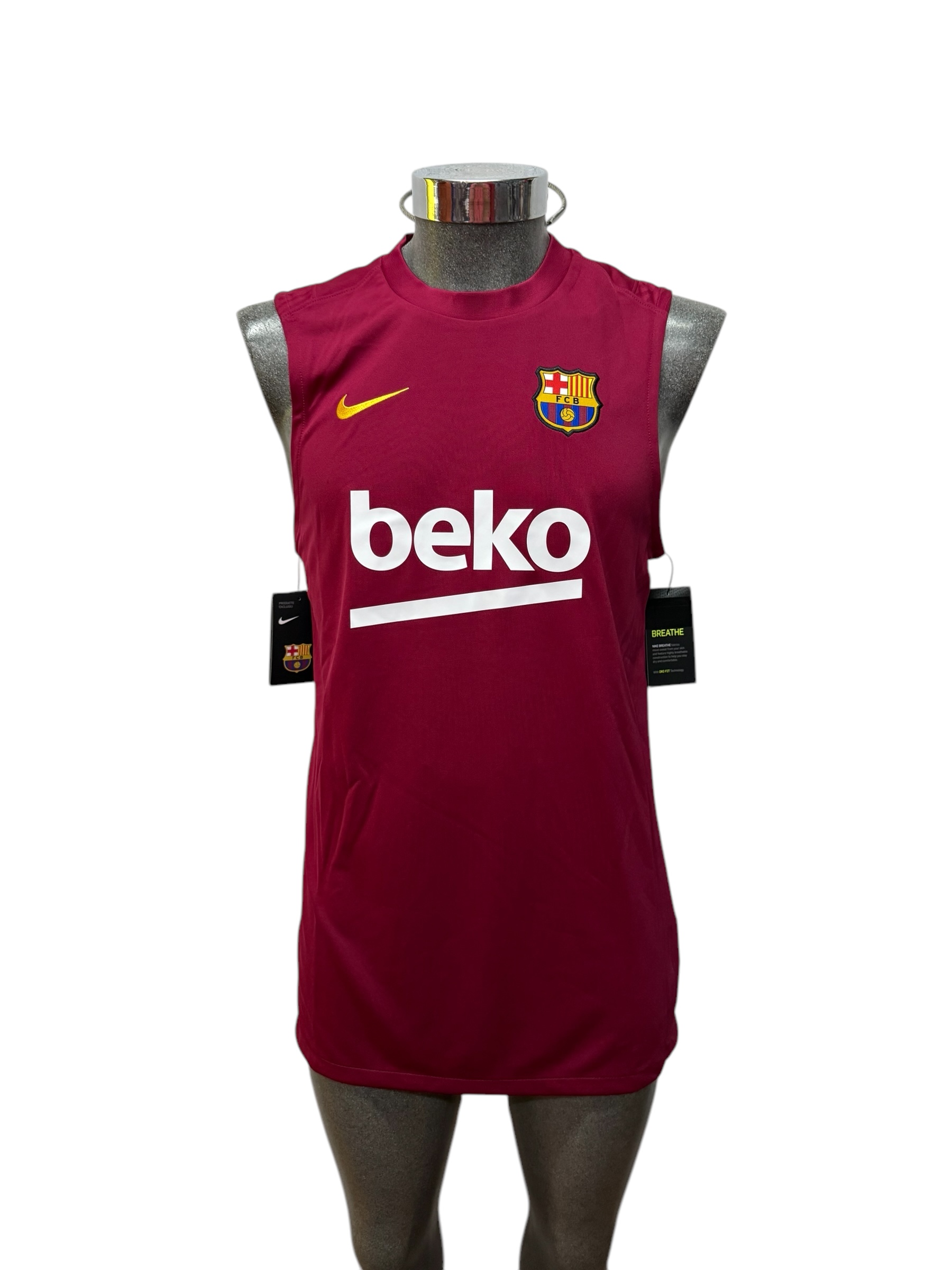 Jersey Original nike del FC Barcelona musculosa entrenamiento CD4901