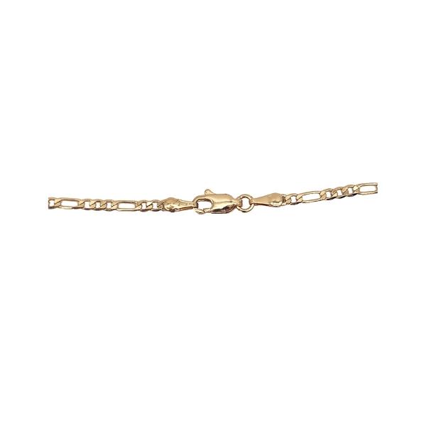 Cadena y dije de oro laminado letra D